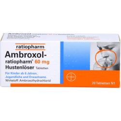 Ambroxol-ratiopharm 60 mg Hustenlöser Tabletten 20 St