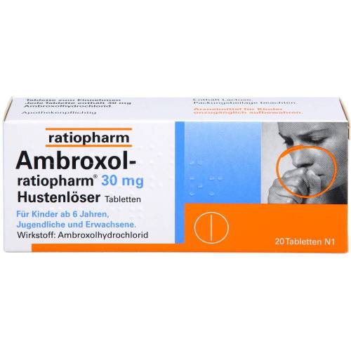 Ambroxol-ratiopharm 30 mg Hustenlöser Tabletten 20 St