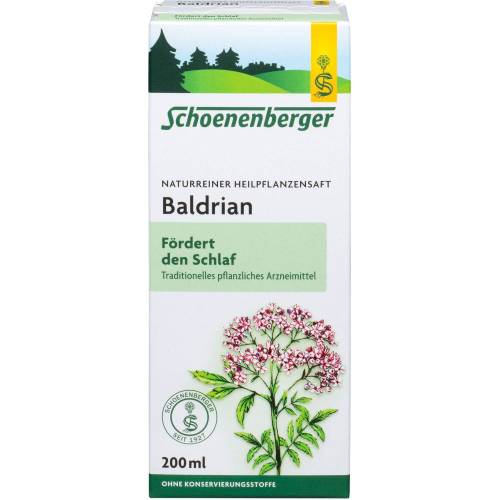Baldrian Heilpflanzensäfte Schoenenberger 200 ml