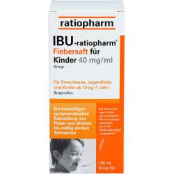 Ibu-Ratiopharm Fiebersaft für Kinder 40 mg/ml 100 ml