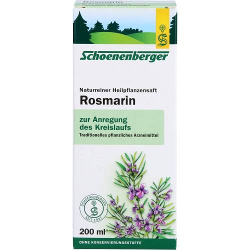 Rosmarin Heilpflanzensäfte Schoenenberger 200 ml