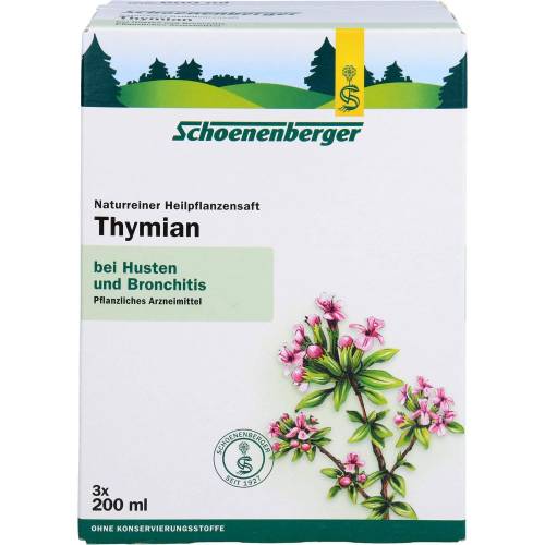Thymian Saft Schoenenberger Heilpflanzensäfte 600 ml