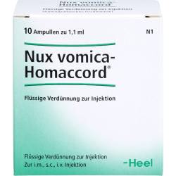 Nux Vomica Homaccord Ampullen 10 St