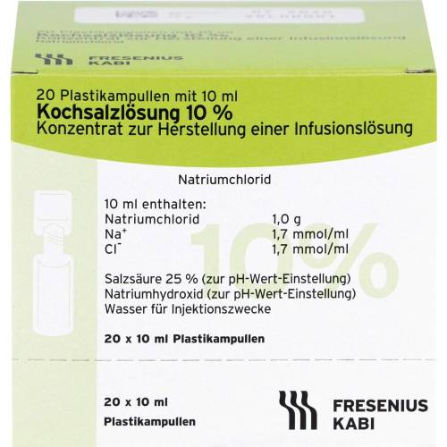 Kochsalzlösung 10% Infusionslösungskonzentrat 200 ml