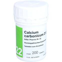 Biochemie Adler 22 Calcium carbonicum D 12 Tabl. 200 St