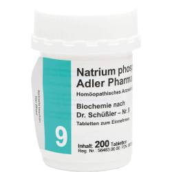 Biochemie Adler 9 Natrium phosphoricum D 6 Tabl. 200 St