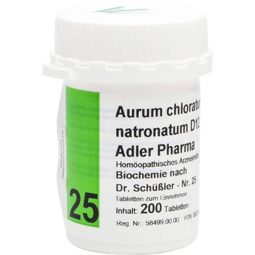 Biochemie Adler 25 Aurum chloratum natr.D 12 Tabl. 200 St