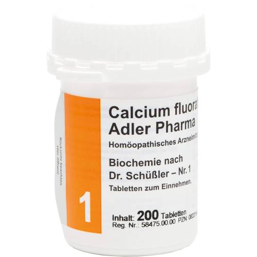 Biochemie Adler 1 Calcium fluoratum D 12 Tabletten 200 St