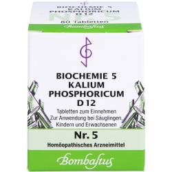 Biochemie 5 Kalium phosphoricum D 12 Tabletten 80 St