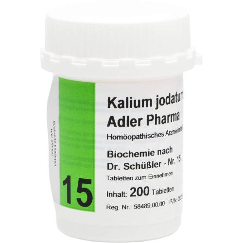 Biochemie Adler 15 Kalium jodatum D 12 Tabletten 200 St