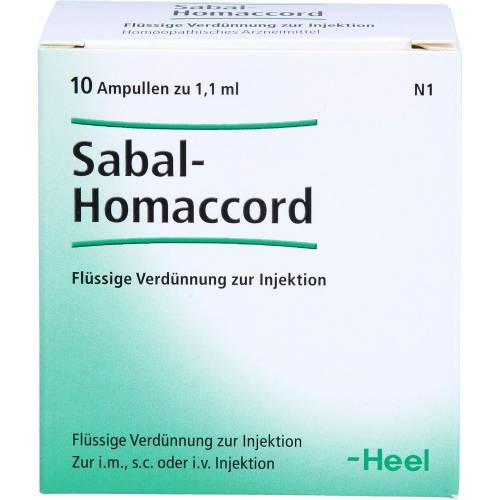 Sabal Homaccord Ampullen 10 St