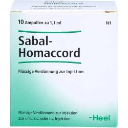 Sabal Homaccord Ampullen 10 St