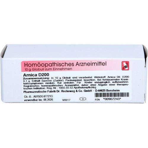 Arnica D 200 Globuli 10 g