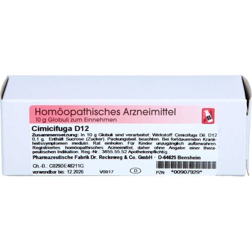 Cimicifuga D 12 Globuli 10 g