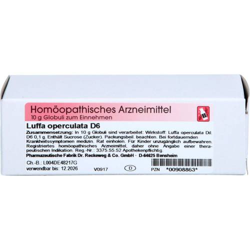 Luffa Operculata D 6 Globuli 10 g