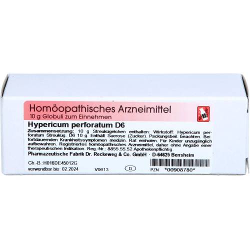 Hypericum D 6 Globuli 10 g