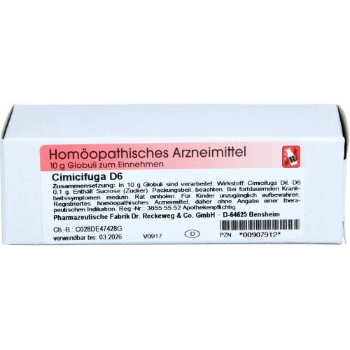 Cimicifuga D 6 Globuli 10 g