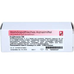 Euphrasia D 6 Globuli 10 g