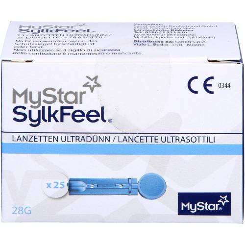 Mystar SylkFeel Lanzetten 28 G 25 St
