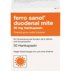 Ferro Sanol duodenal mite 50 mg magensaftr.Hartk. 50 St