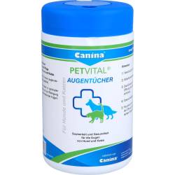 Petvital Feuchttücher f.Augen vet. 120 St