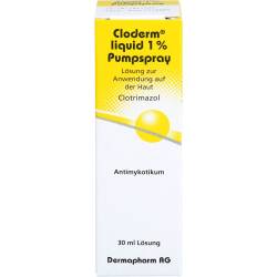 Cloderm Liquid 1% Pumpspray 30 ml