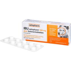 Ibu-Ratiopharm 200 mg akut Schmerztbl.Filmtabl. 10 St