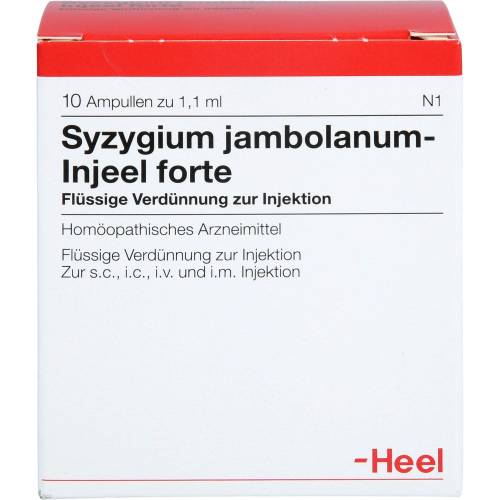 Syzygium Jambolanum Injeel forte Ampullen 10 St