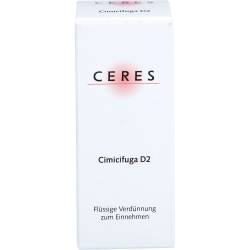 Ceres Cimicifuga D 2 Dilution 20 ml