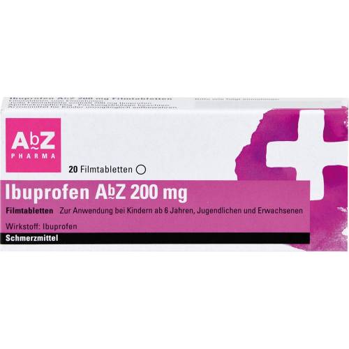 Ibuprofen AbZ 200 mg Filmtabletten 20 St