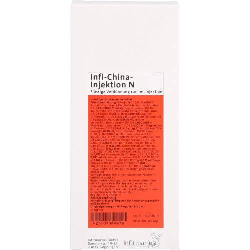 Infi China Injektion N Ampullen 10 St