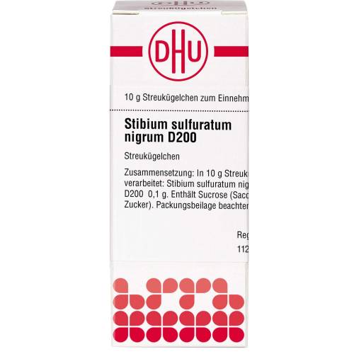 Stibium Sulfuratum Nigrum D 200 Globuli 10 g