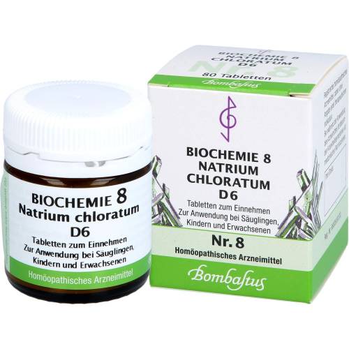 Biochemie 8 Natrium chloratum D 6 Tabletten 80 St