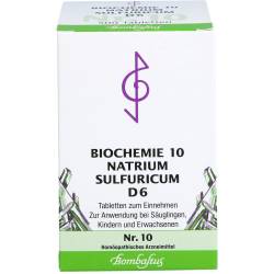 Biochemie 10 Natrium sulfuricum D 6 Tabletten 500 St