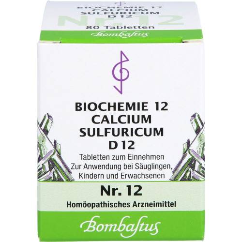 Biochemie 12 Calcium sulfuricum D 12 Tabletten 80 St