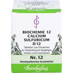 Biochemie 12 Calcium sulfuricum D 12 Tabletten 80 St