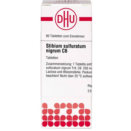Stibium Sulfuratum Nigrum C 6 Tabletten 80 St