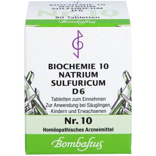 Biochemie 10 Natrium sulfuricum D 6 Tabletten 80 St