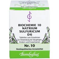 Biochemie 10 Natrium sulfuricum D 6 Tabletten 80 St