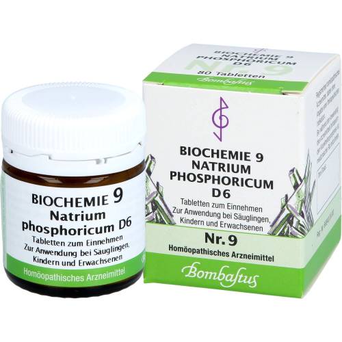 Biochemie 9 Natrium phosphoricum D 6 Tabletten 80 St