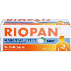 Riopan Magen Tabletten Mint 800 mg Kautabletten 50 St