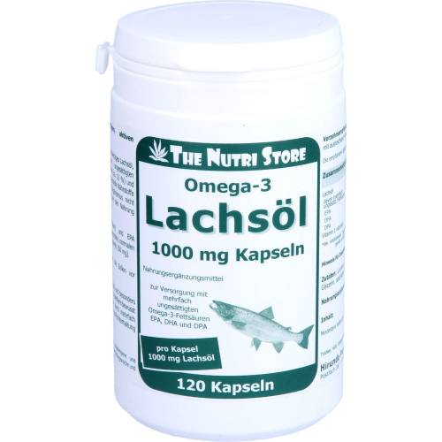 Omega-3 Lachsöl 1000 mg Kapseln 120 St