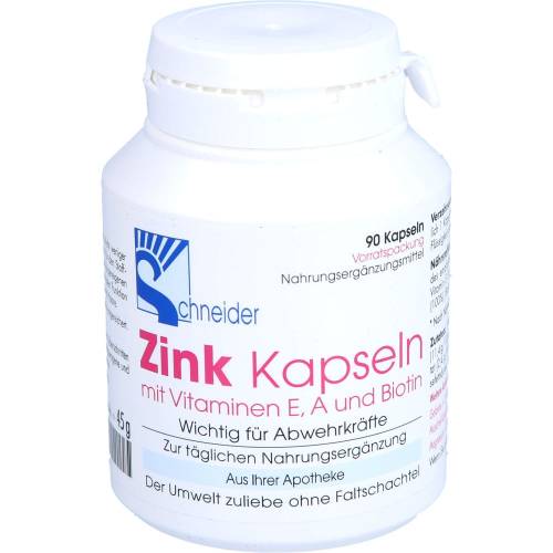 Zink Kapseln mit Vitamin E.A.Biotin 90 St