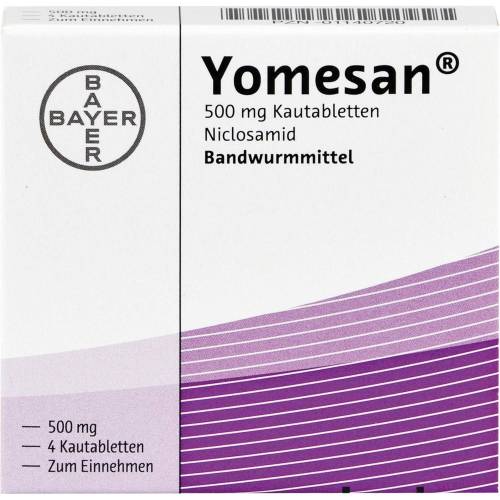Yomesan 500 mg Kautabletten 4 St