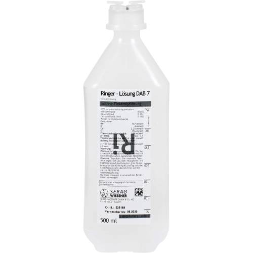 Ringer Lösung Dab 7 Plastik 500 ml