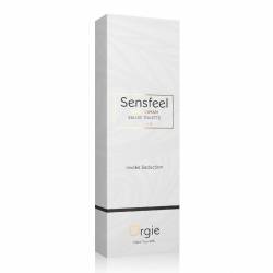Apa de toaleta cu feromoni Sensfeel for Woman, 10 ml, Orgie