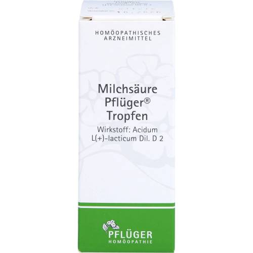 Milchsäure Pflüger Tropfen 100 ml