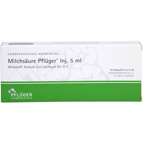 Milchsäure Pflüger Injektionslösung 5 ml 10 St