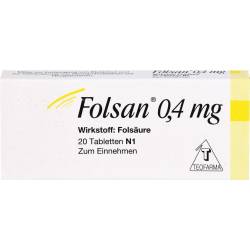 Folsan 0,4 mg Tabletten 20 St