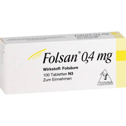 Folsan 0,4 mg Tabletten 100 St